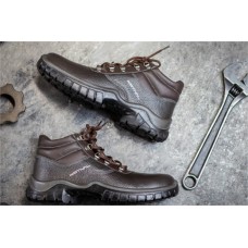 BOTA DE SEGURANÇA EM COURO CAFÉ ESTIVAL